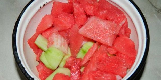 холодный суп гаспачо из арбуза