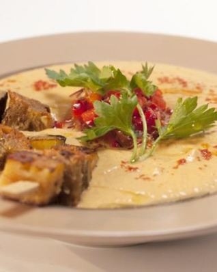 Холодный суп из баклажанов