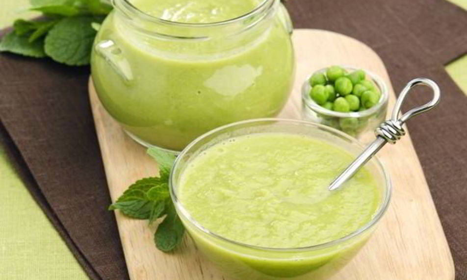 Рецепт холодного супа из кабачков с мятой