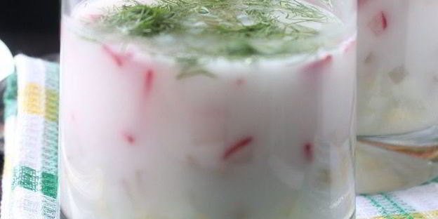 холодный суп окрошка