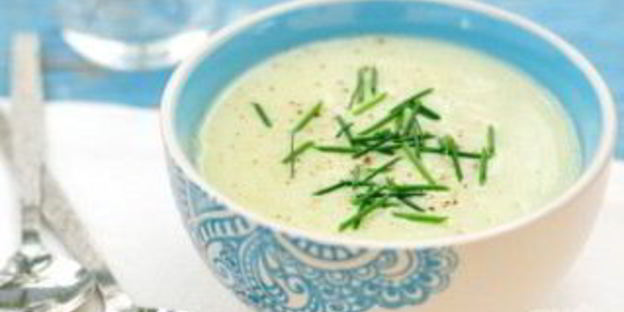 холодный суп-пюре из кабачков