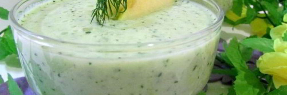 Холодный суп-пюре Зеленый микс