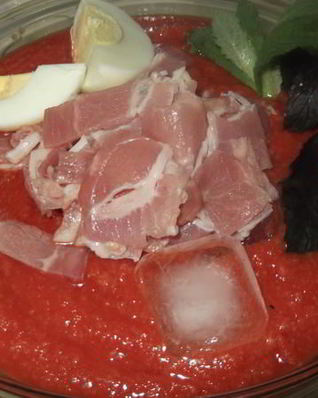 Холодный суп Сальморехо по-испански