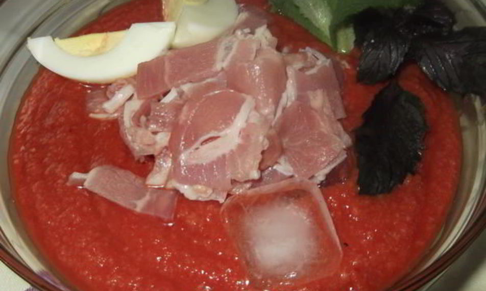 Рецепт холодного супа сальморехо по-испански