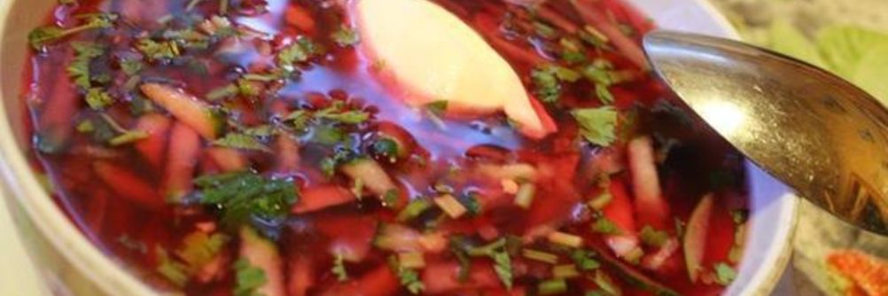 Холодный свекольный суп