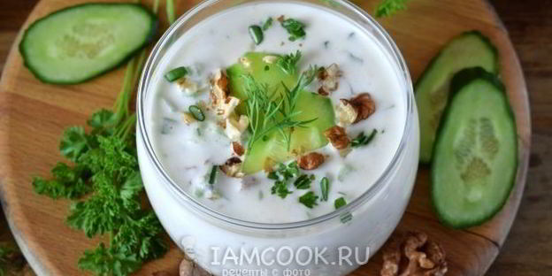 суп таратор с йогуртом