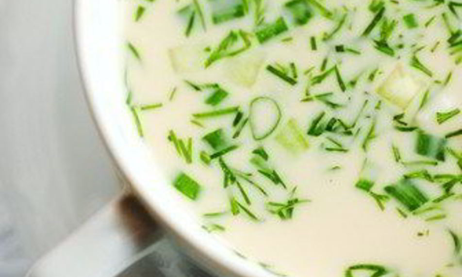 Рецепт южно-африканского холодного йогуртового супа с огурцами