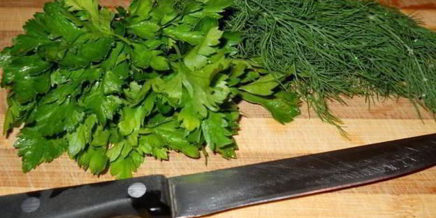 зеленый холодный суп на кефире таратор