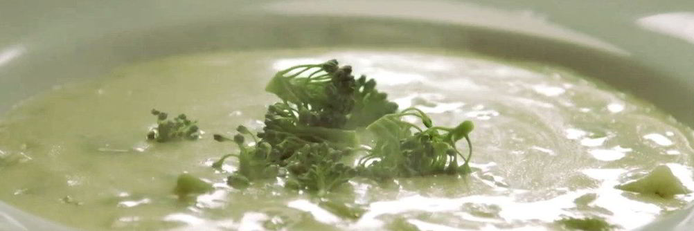 Крем-суп из брокколи с сыром