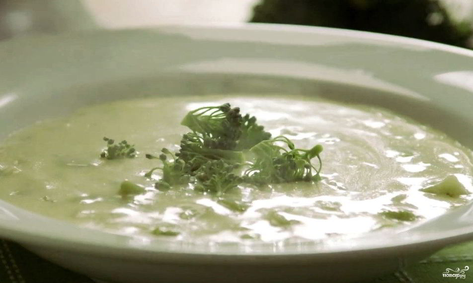 Рецепт крема-супа из брокколи с сыром