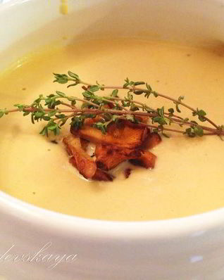 Крем-суп из лисичек