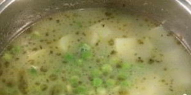 крем-суп из зеленого горошка