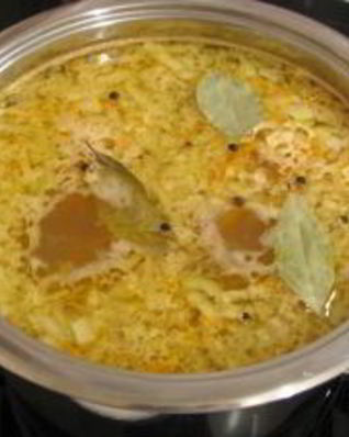 Куриный суп Звездочки