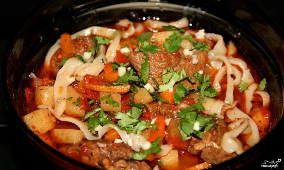 Рецепт крымского лагмана