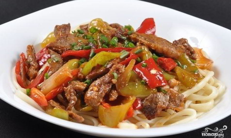 Рецепт лагмана из говядины в мультиварке