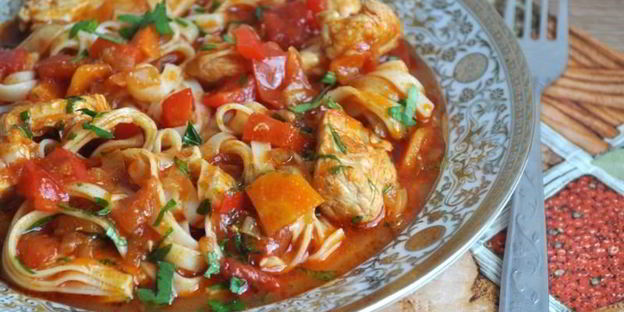 лагман из курицы