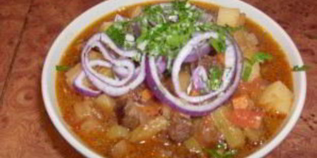 лагман из спагетти