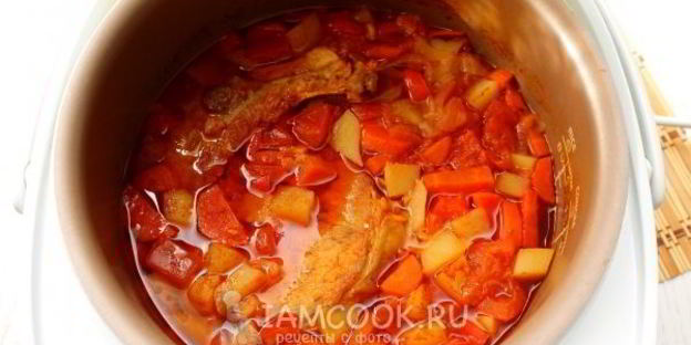 лагман из свинины