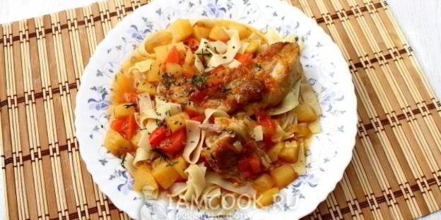 лагман из свинины