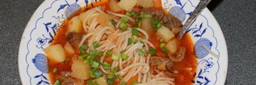 Лагман из утки