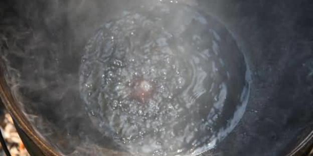 лагман на костре