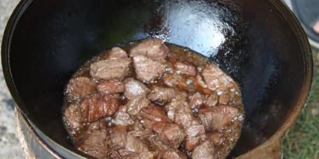 лагман на костре