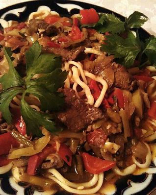 Лагман с бараниной