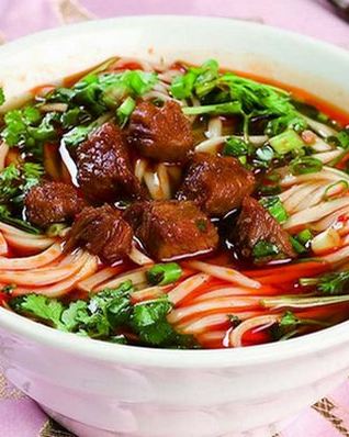 Лагман с говядиной и домашней лапшой