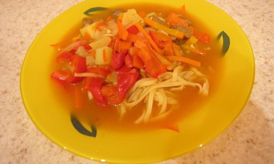 Рецепт лагмана с говядиной