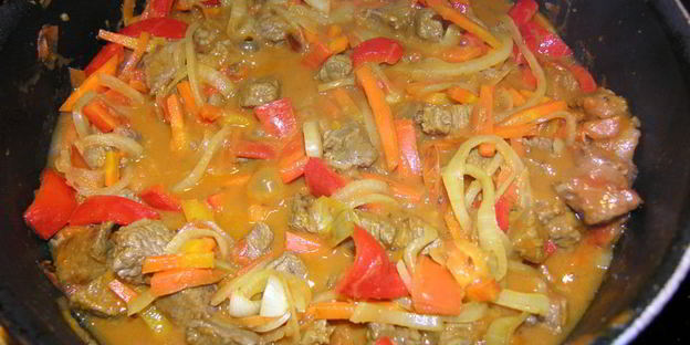 лагман с говядиной