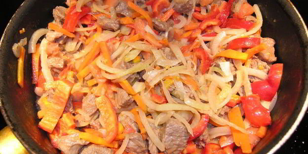 лагман с говядиной