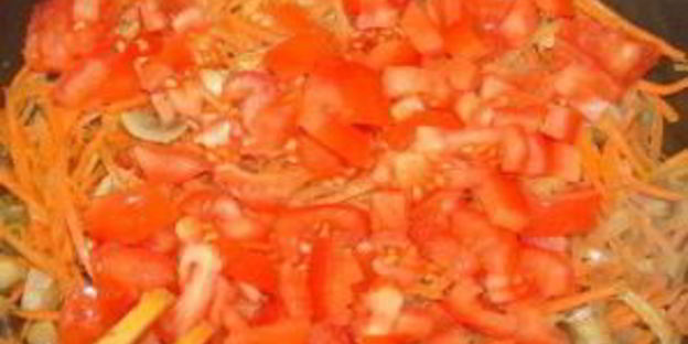 лагман с грибами