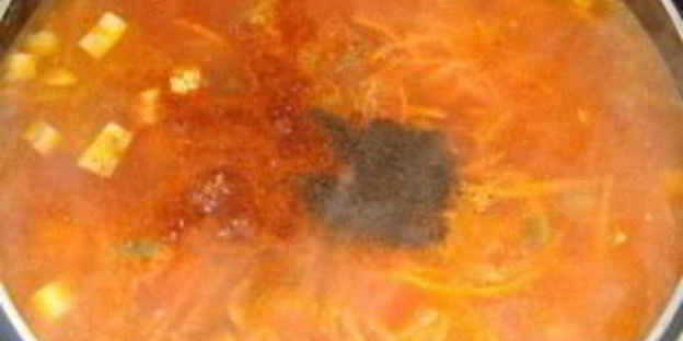 лагман с грибами