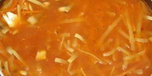 лагман с грибами