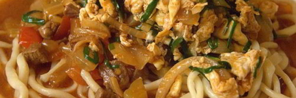 Лагман с курицей