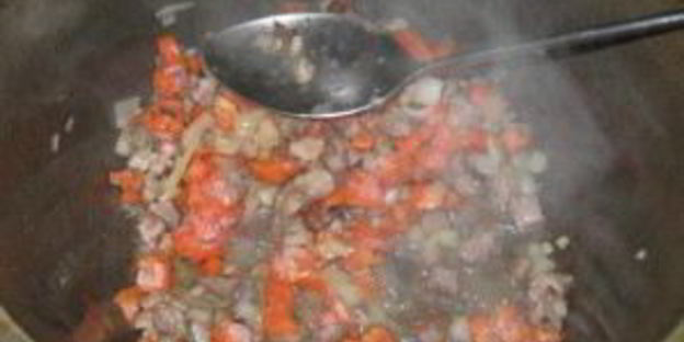 лагман с редькой