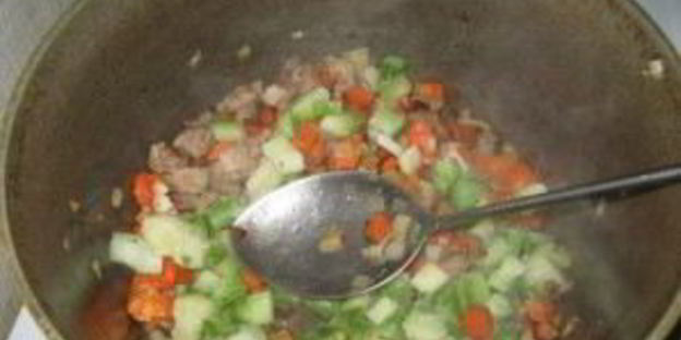 лагман с редькой