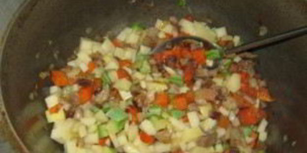 лагман с редькой