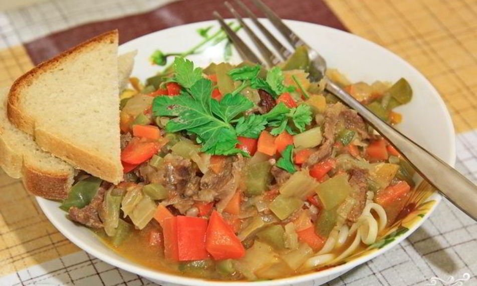 Рецепт лагмана с сельдереем