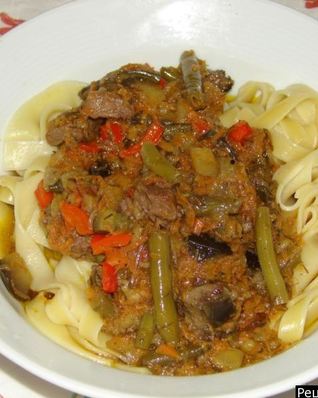 Лагман уйгурский из говядины