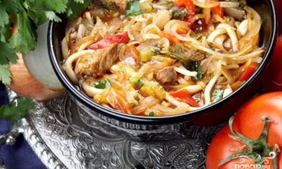 Рецепт лагмана в горшочках