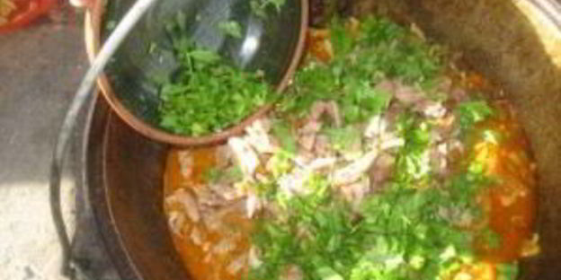 лагман в казане