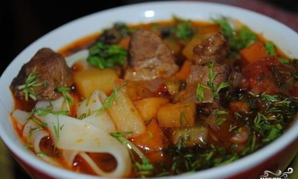 Рецепт лагмана в мультиварке