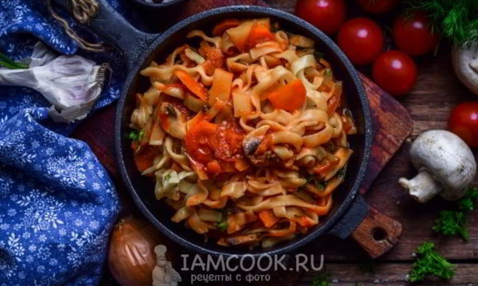 Рецепт постного лагмана