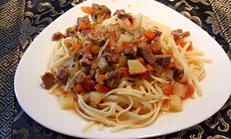 Рецепт среднеазиатского блюда лагман