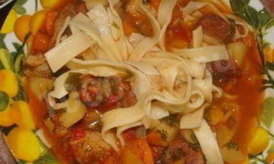 Рецепт супа лагман