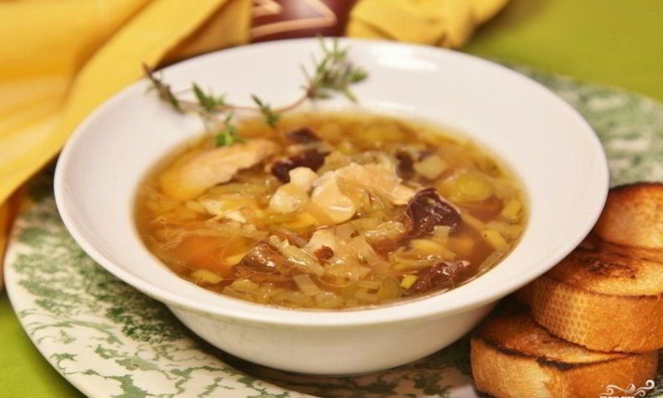 Рецепт лукового супа с курицей