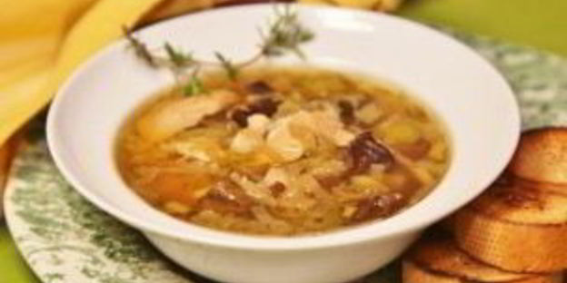 луковый суп с курицей