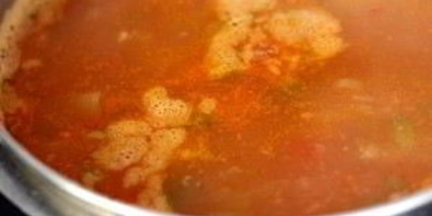 мексиканский суп с фасолью