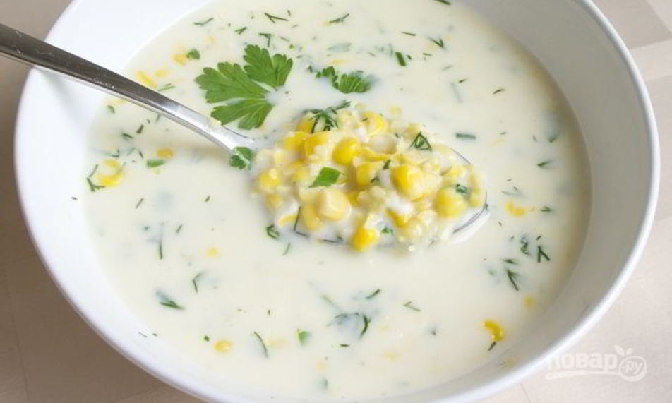 Рецепт гуджи — узбекского молочного кукурузного супа